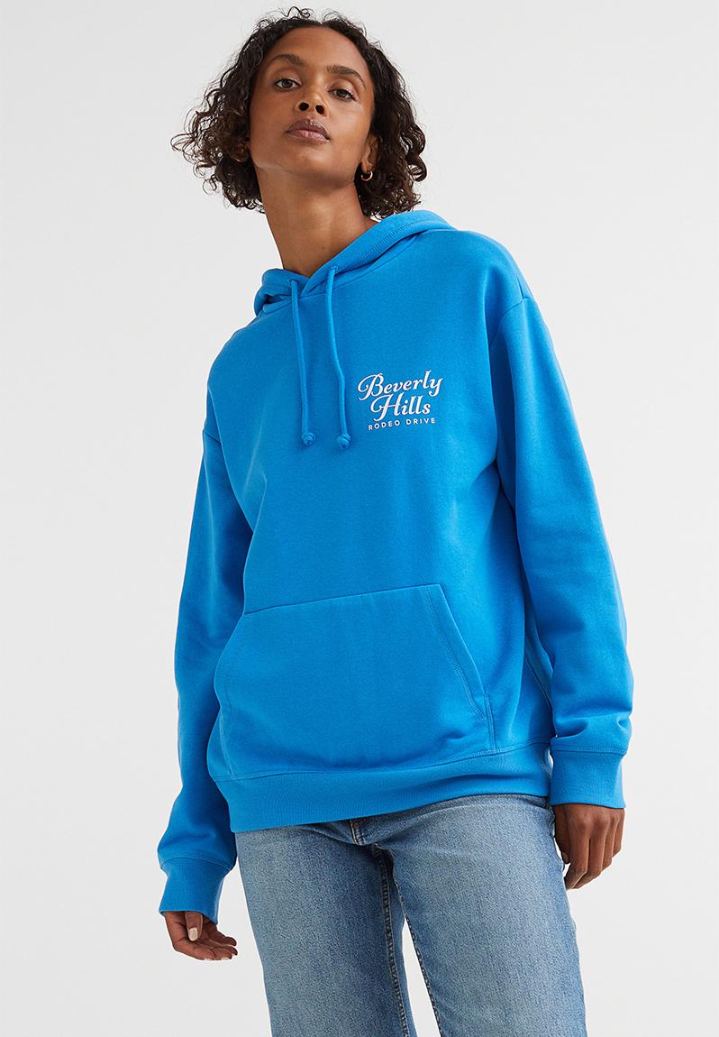 Hoodie - blue/beverly hills - 1097580003 H&M Hoodies & Sweats ...