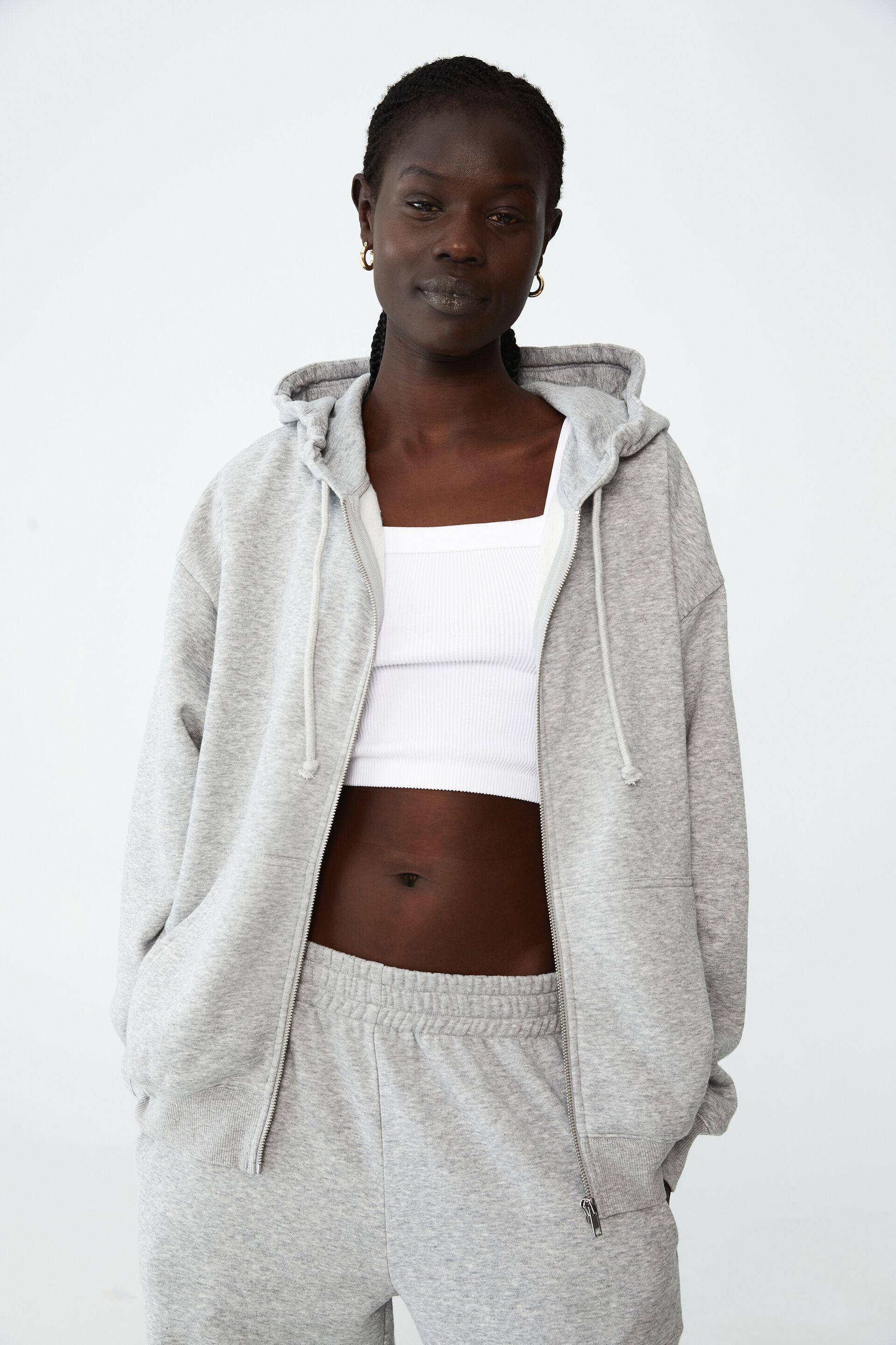 Classic zip-through hoodie - grey marle Cotton On Hoodies & Sweats ...