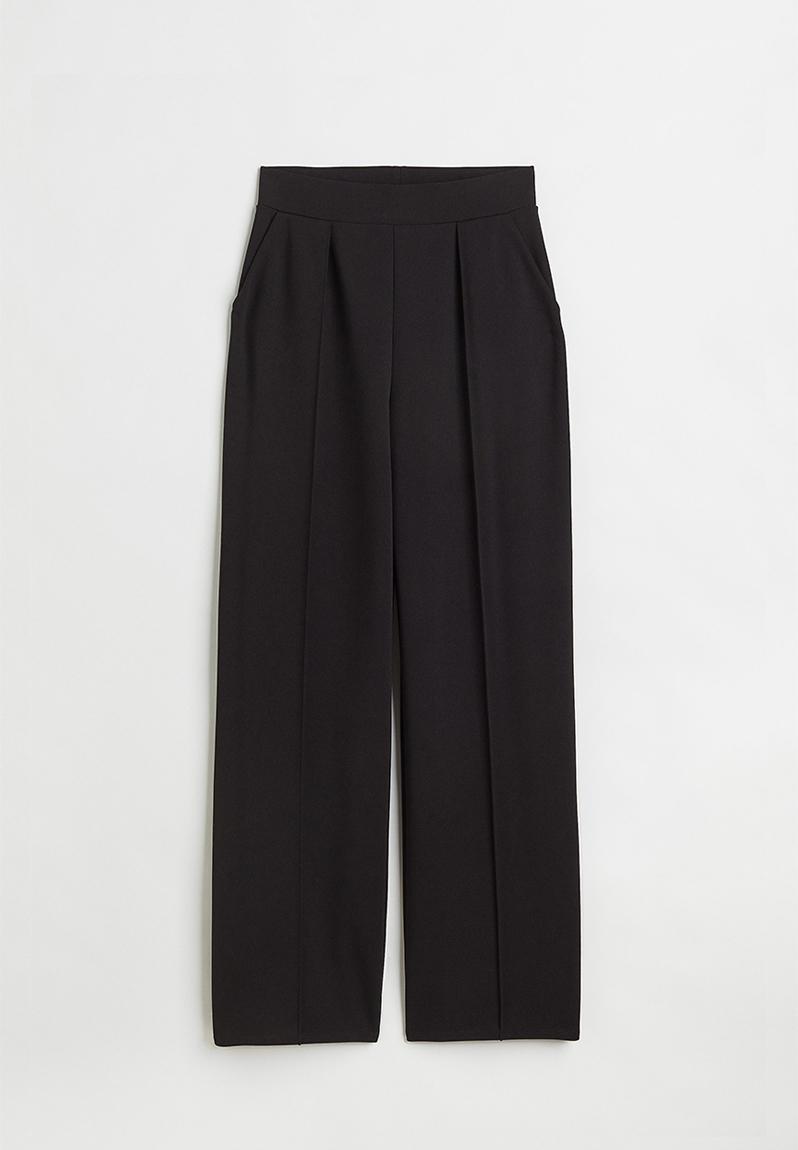High-waisted tailored trousers - black H&M Trousers | Superbalist.com