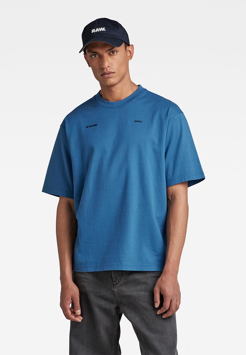 Unisex boxy base r t - retro blue G-Star RAW T-Shirts & Vests ...
