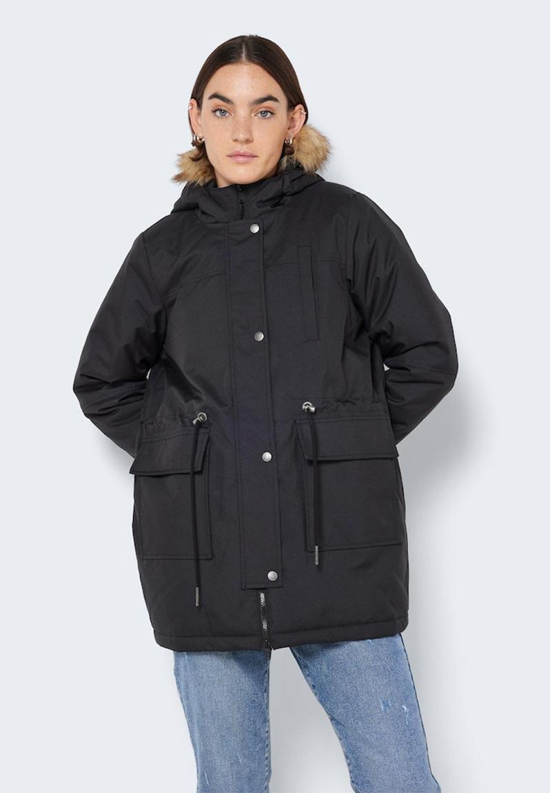 Molly long sleeve parka - black Noisy May Jackets | Superbalist.com