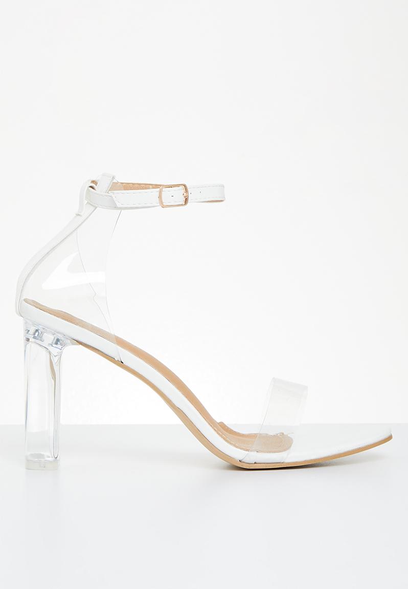 Jessa anklestrap block heel - white Superbalist Heels | Superbalist.com