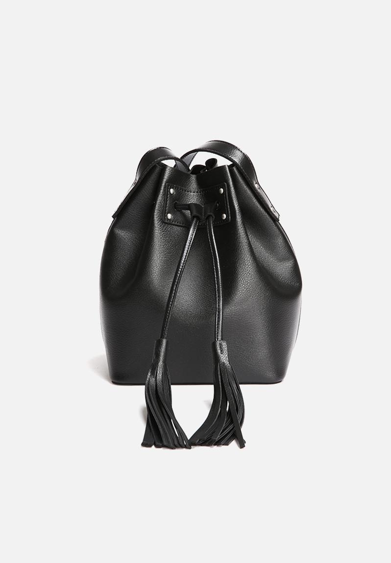 SAMESA TIGHTEN BAG - BLACK Pieces Bags & Purses | Superbalist.com