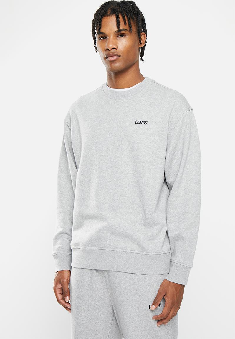 Levis sweats crew mid tone grey heather Levi’s® Hoodies & Sweats ...