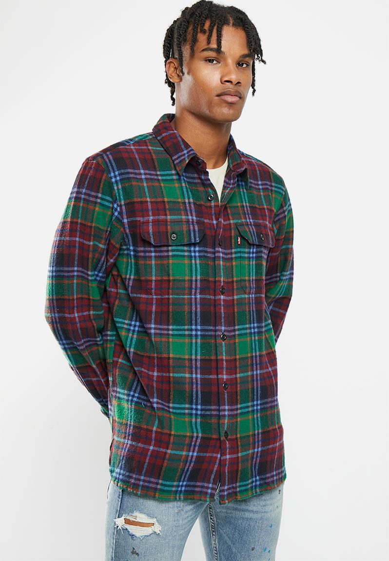 Jackson worker ferdinand plaid - evergreen Levi’s® Shirts | Superbalist.com
