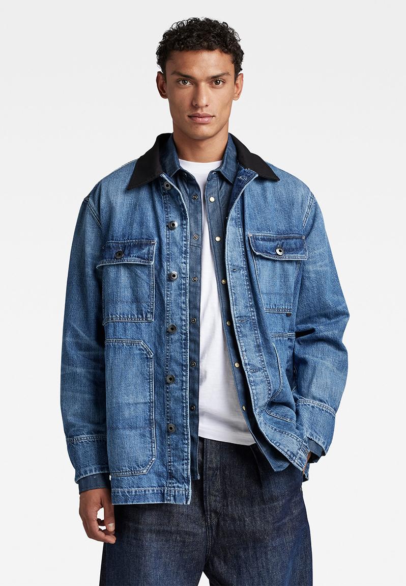 Ev chore workwear jacket - faded waterfront G-Star RAW Jackets ...