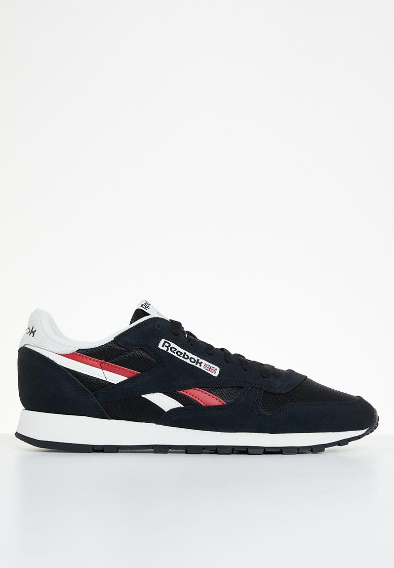 Classic leather - gy7303 - core black/chalk/flash red Reebok Sneakers ...