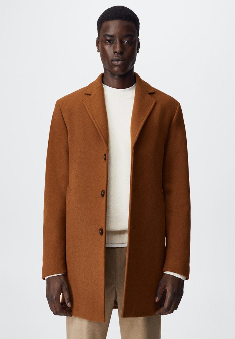 Coat hake - brown MANGO Jackets | Superbalist.com