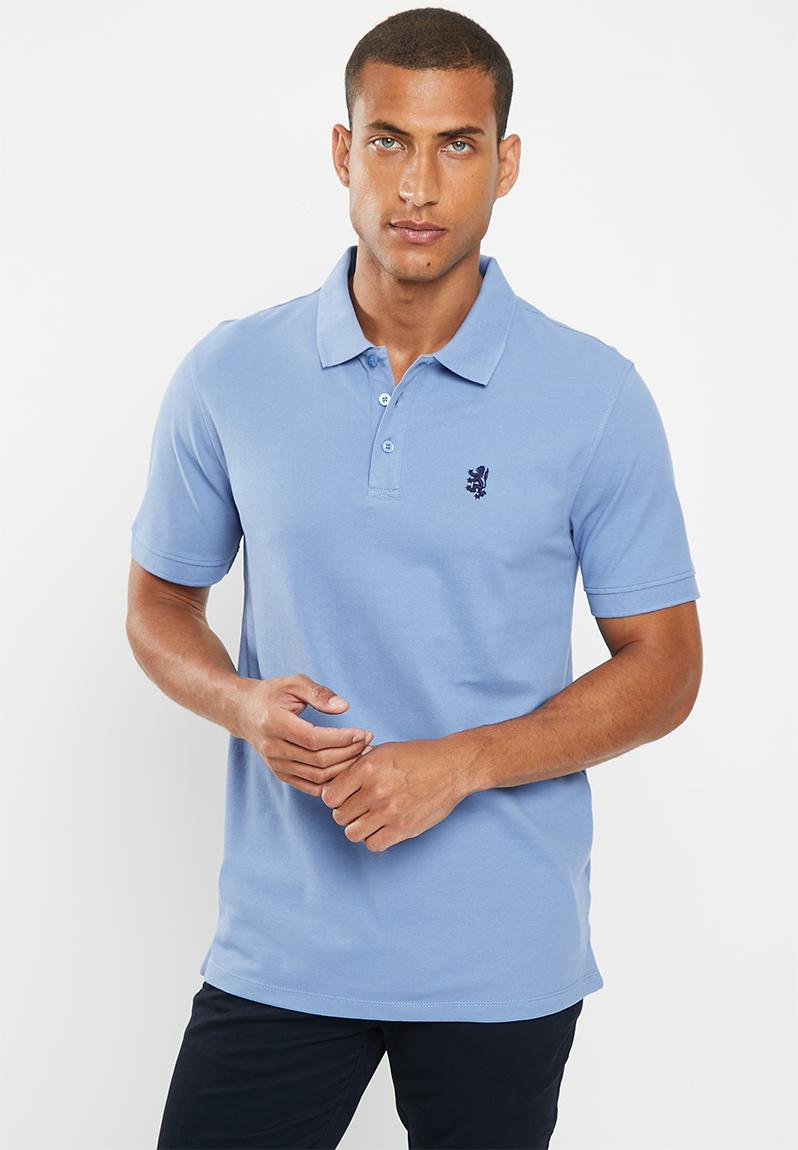 Core Pima pique golfer - blue Pringle of Scotland T-Shirts & Vests ...