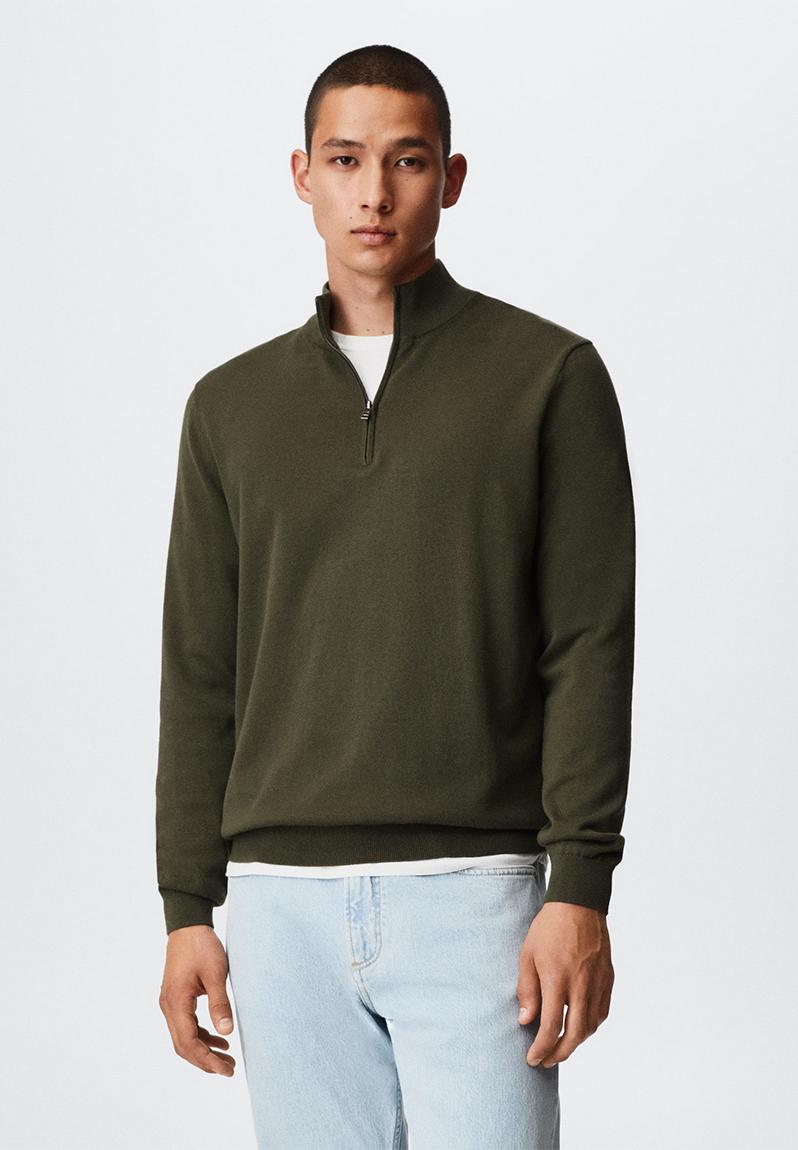 Sweater tenp - olive green MANGO Knitwear | Superbalist.com