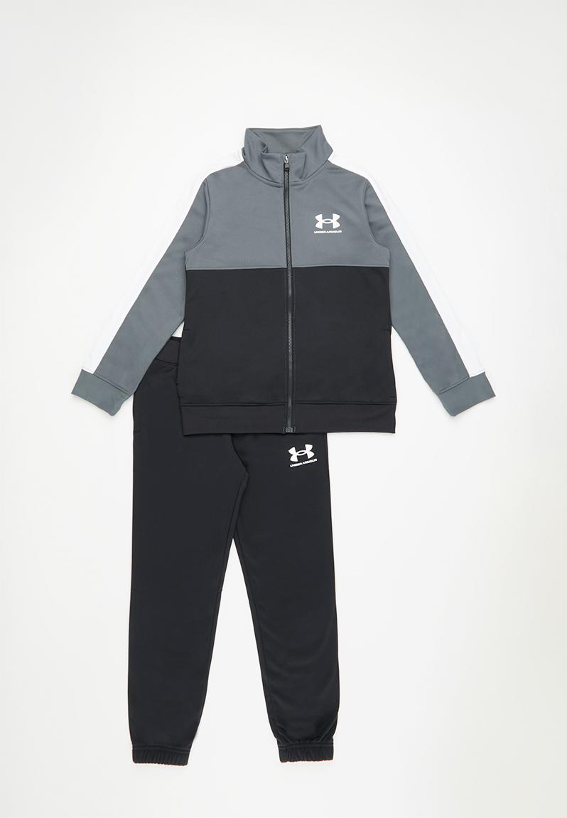 Ua cb knit track suit - black/white Under Armour Sets | Superbalist.com