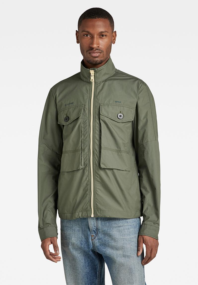 Long pkt track overshirt - lt hunter G-Star RAW Jackets | Superbalist.com