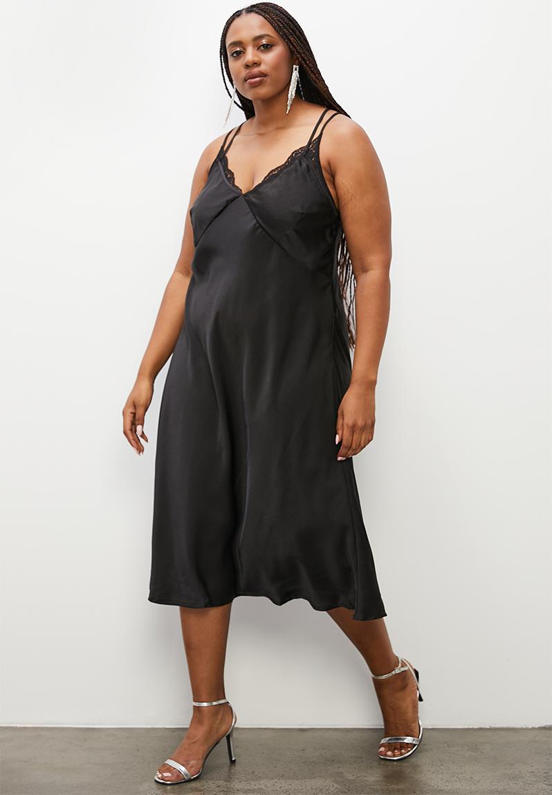 Satin Slip Dress - Black Superbalist Dresses | Superbalist.com