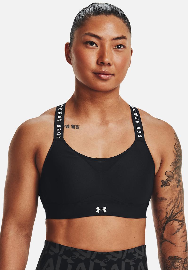 Ua infinity high bra black / black / white Under Armour Sports Bras