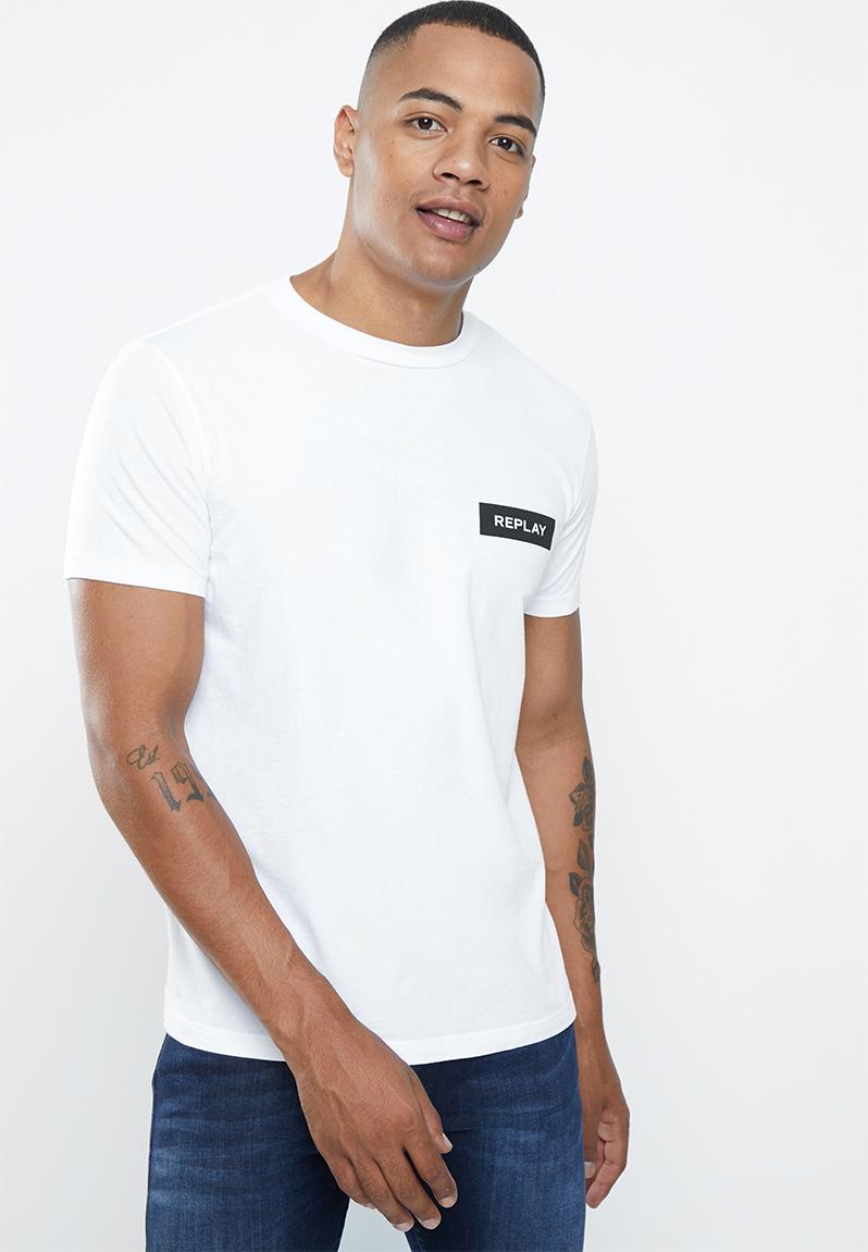 Replay T-shirt - white3 Replay T-Shirts & Vests | Superbalist.com