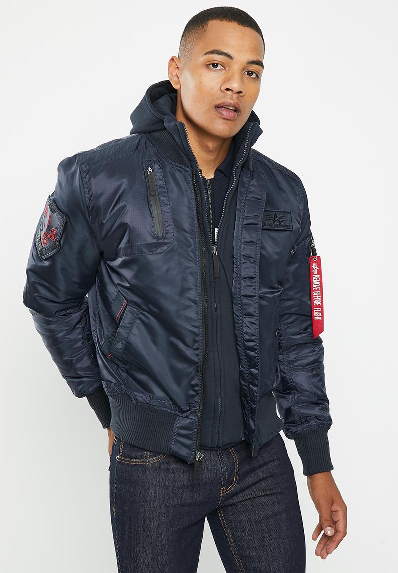 Oxygen jacket hood - rep blue Alpha Industries Jackets | Superbalist.com