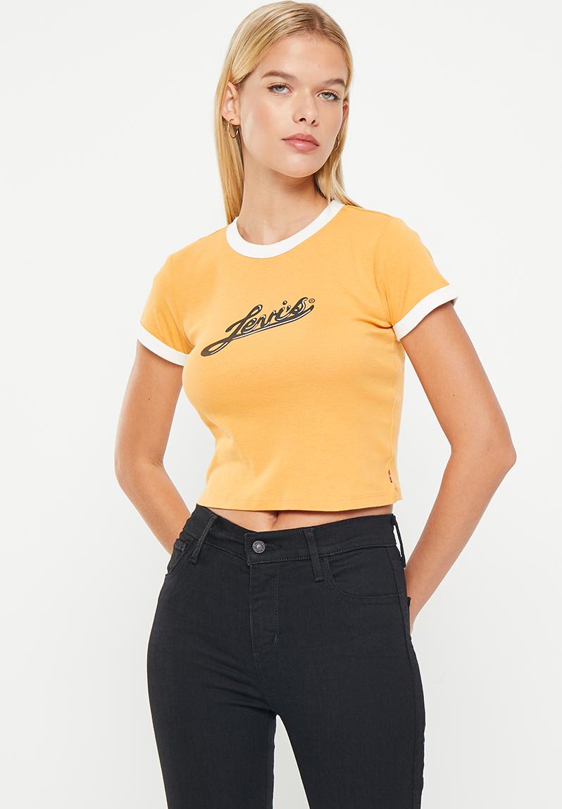 Graphic ringer mini tee - golden nugget/sugar Levi’s® T-Shirts, Vests ...