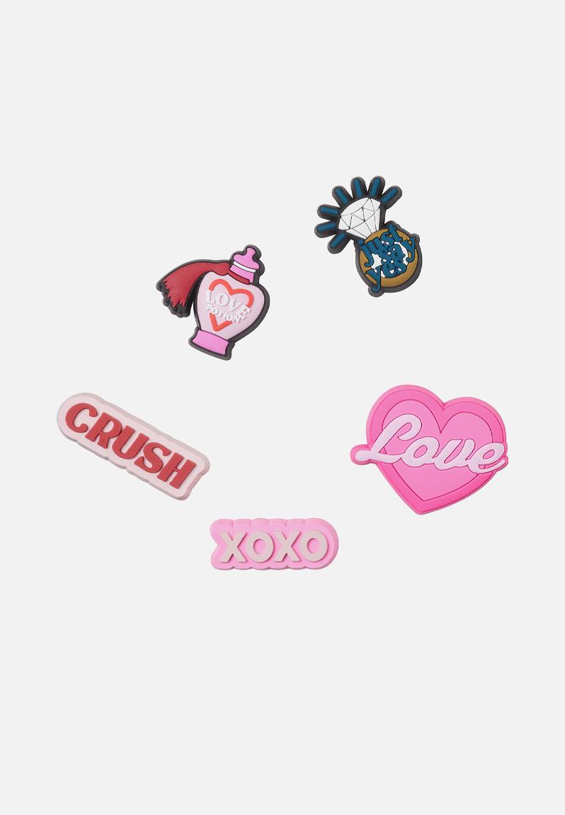 Crush pin backer 5 pack - multi