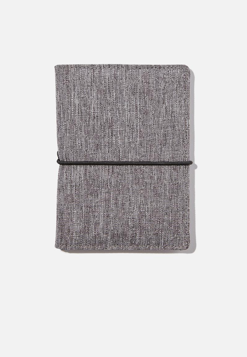 Urban rfid passport holder - grey crosshatch Typo Accessories ...