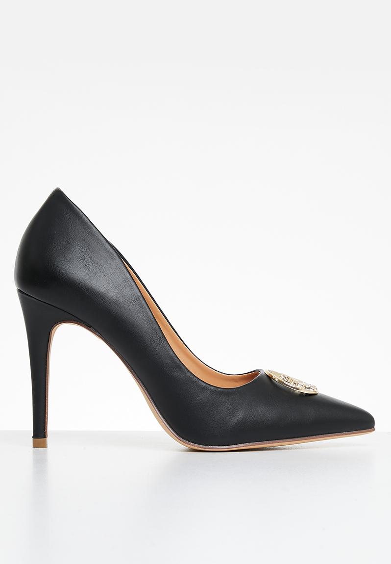 Circle pony trim heel - black POLO Heels | Superbalist.com