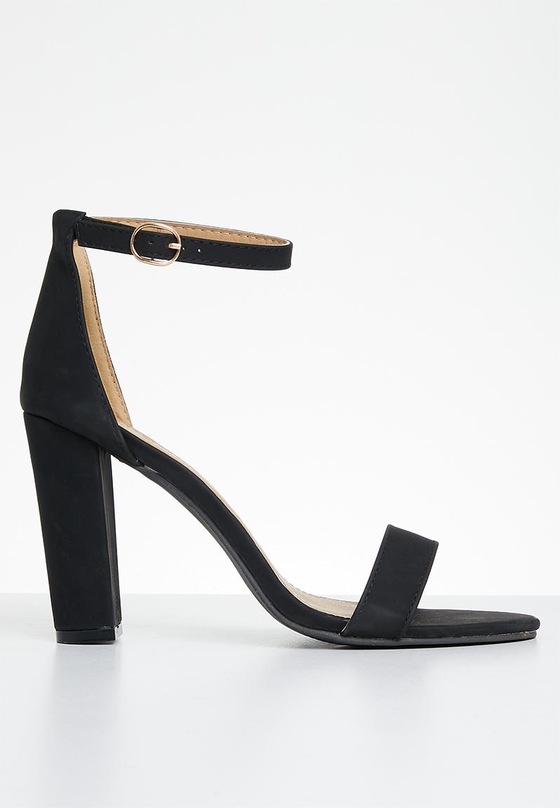 Esme anklestrap block heel - black Superbalist Heels | Superbalist.com