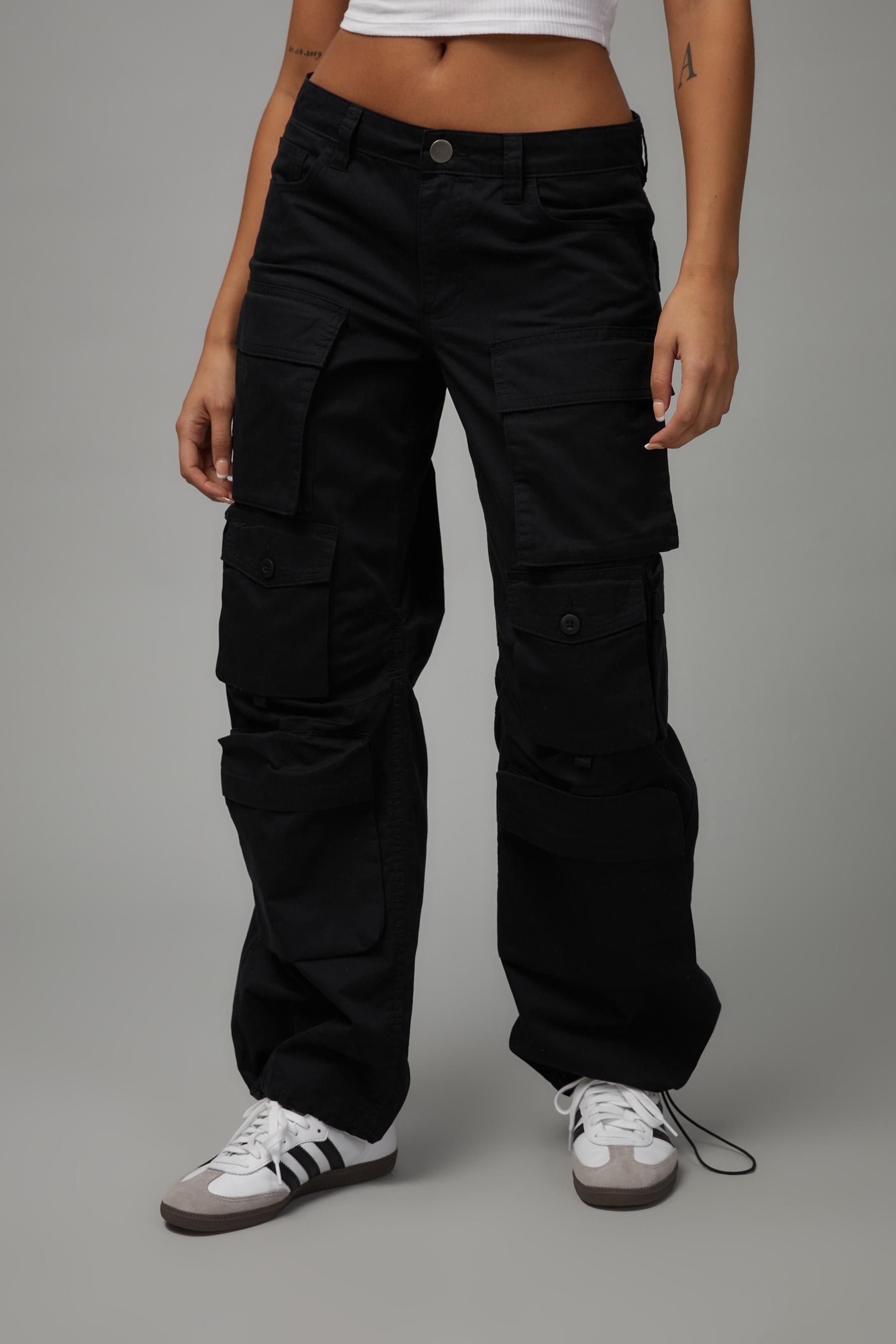 Hype front pocket woven cargo - black Factorie Trousers | Superbalist.com