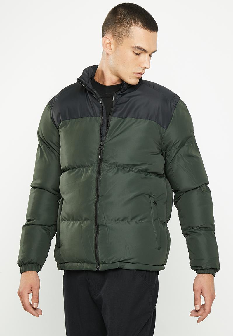 Davisblockk jacket - black/khaki Brave Soul Jackets | Superbalist.com