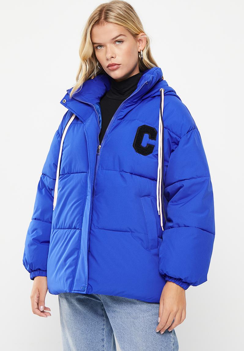 Hooded puffer - cobalt dailyfriday Jackets | Superbalist.com