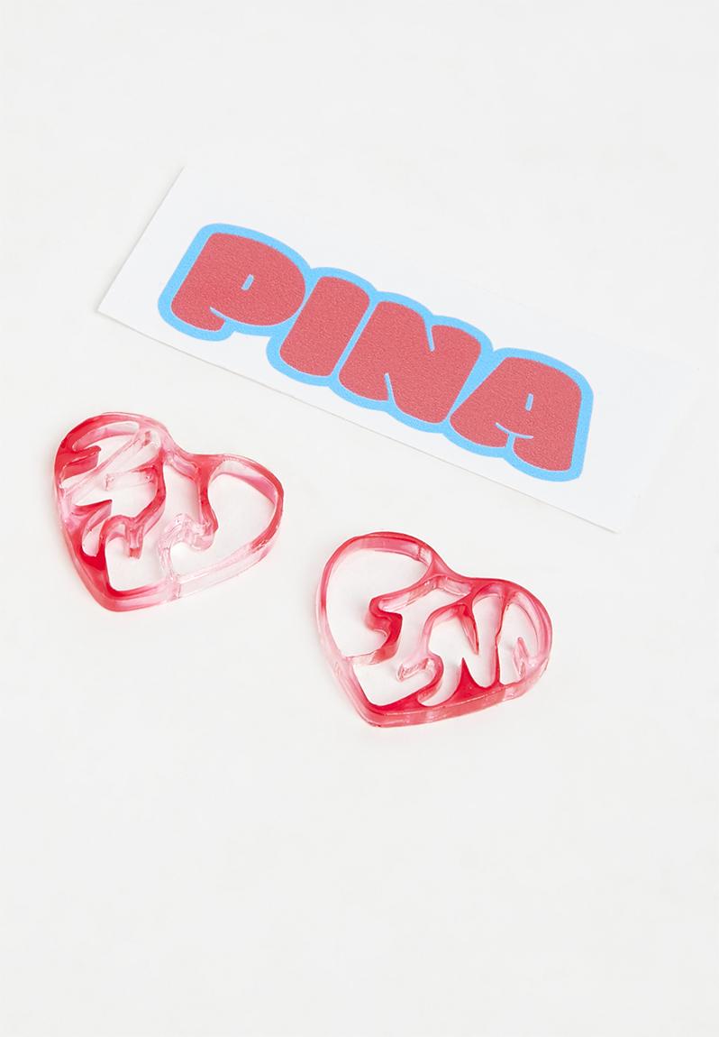 Pina heart charm - red & pink Pina Jewels Jewellery | Superbalist.com