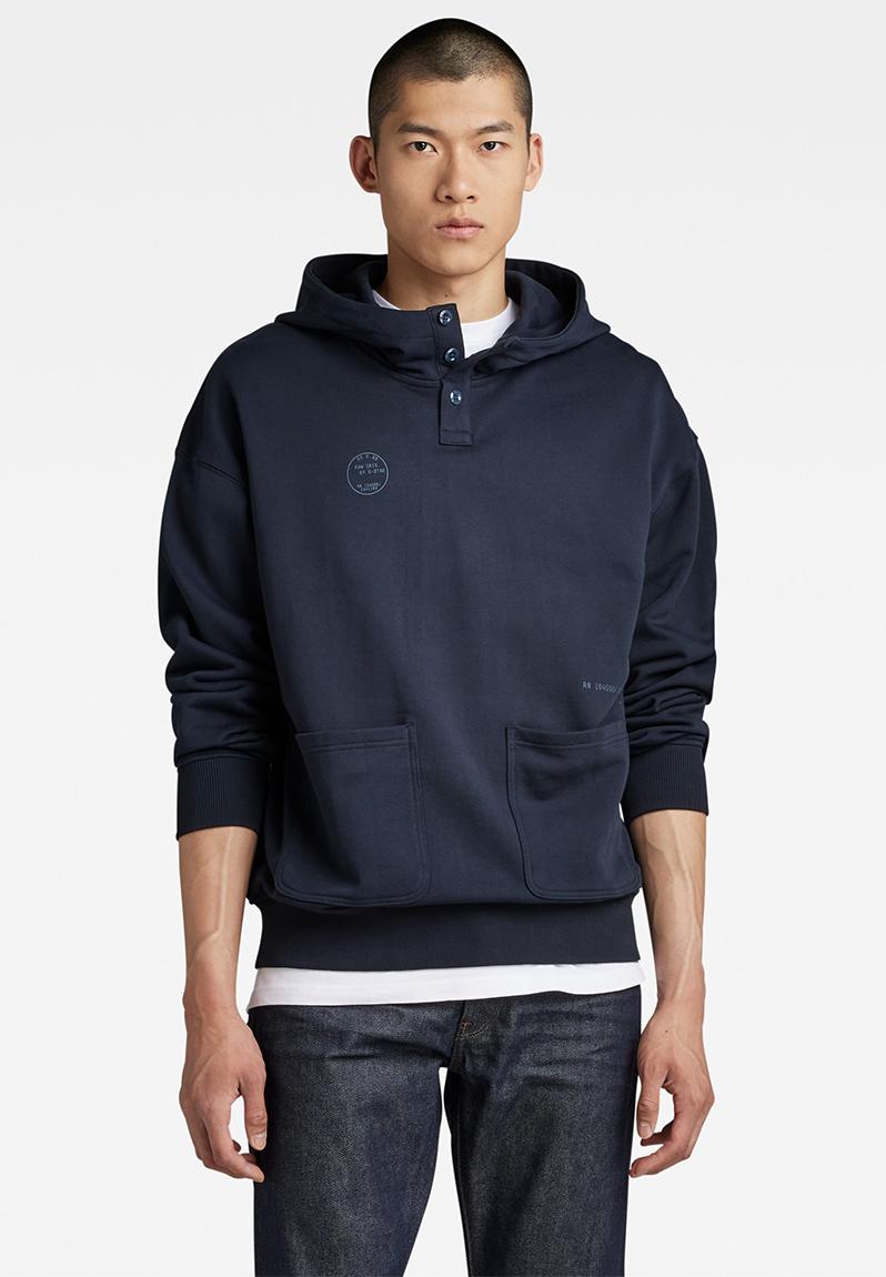 Irregular graphics pkt loose hdd sw - salute G-Star RAW Hoodies ...