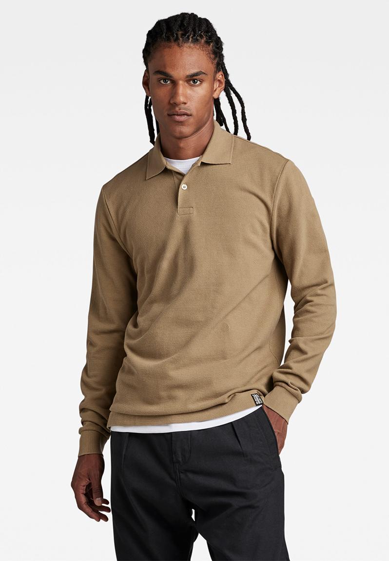 Essential polo long sleeve - berge G-Star RAW T-Shirts & Vests ...