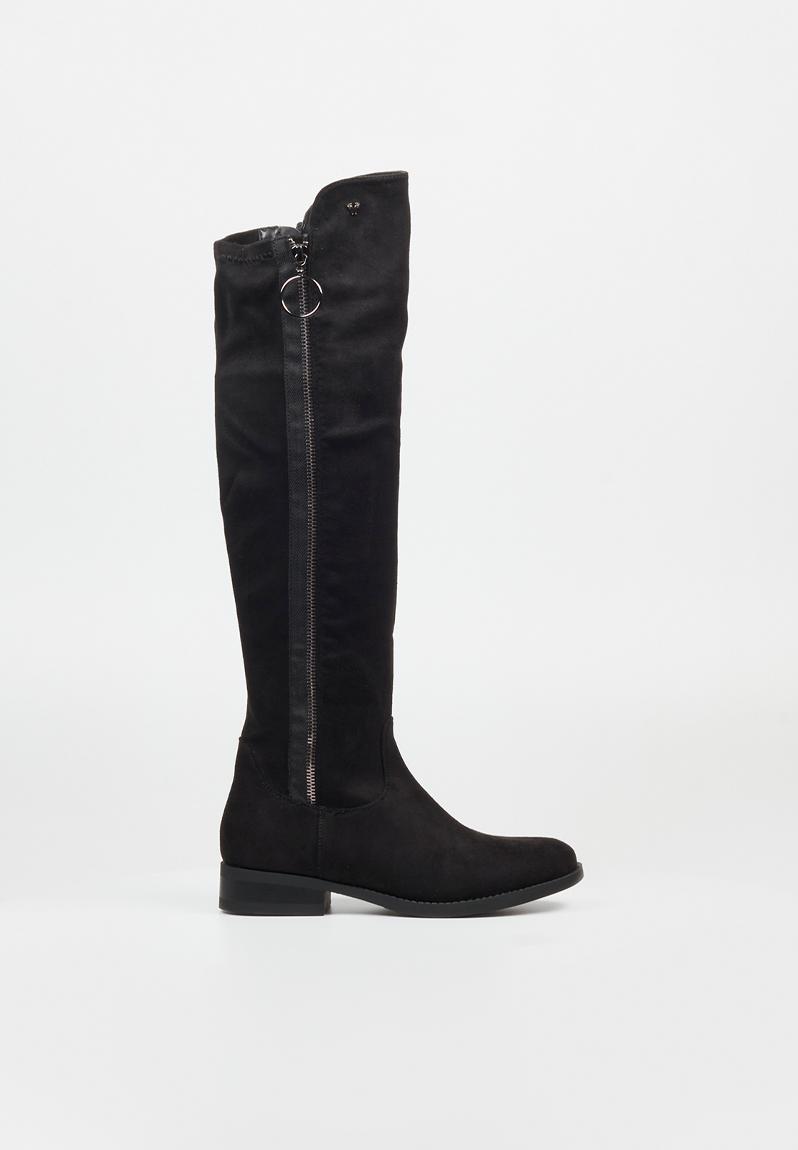 Huda 12 knee length boot - black Butterfly Feet Boots | Superbalist.com