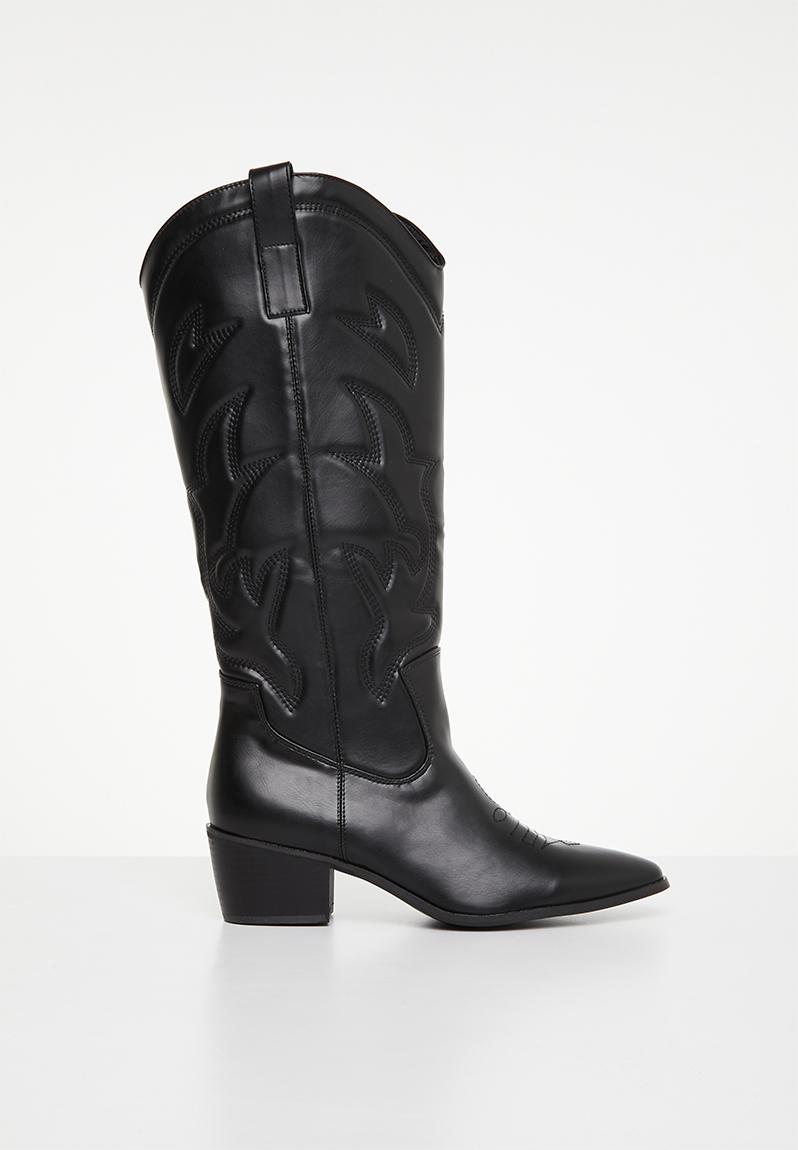 Zora cowboy boot - black Superbalist Boots | Superbalist.com