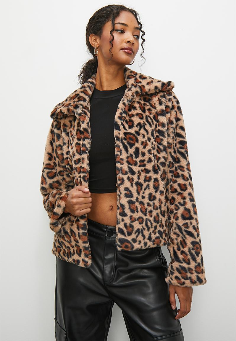 Faux fur jacket - animal print Blake Jackets | Superbalist.com