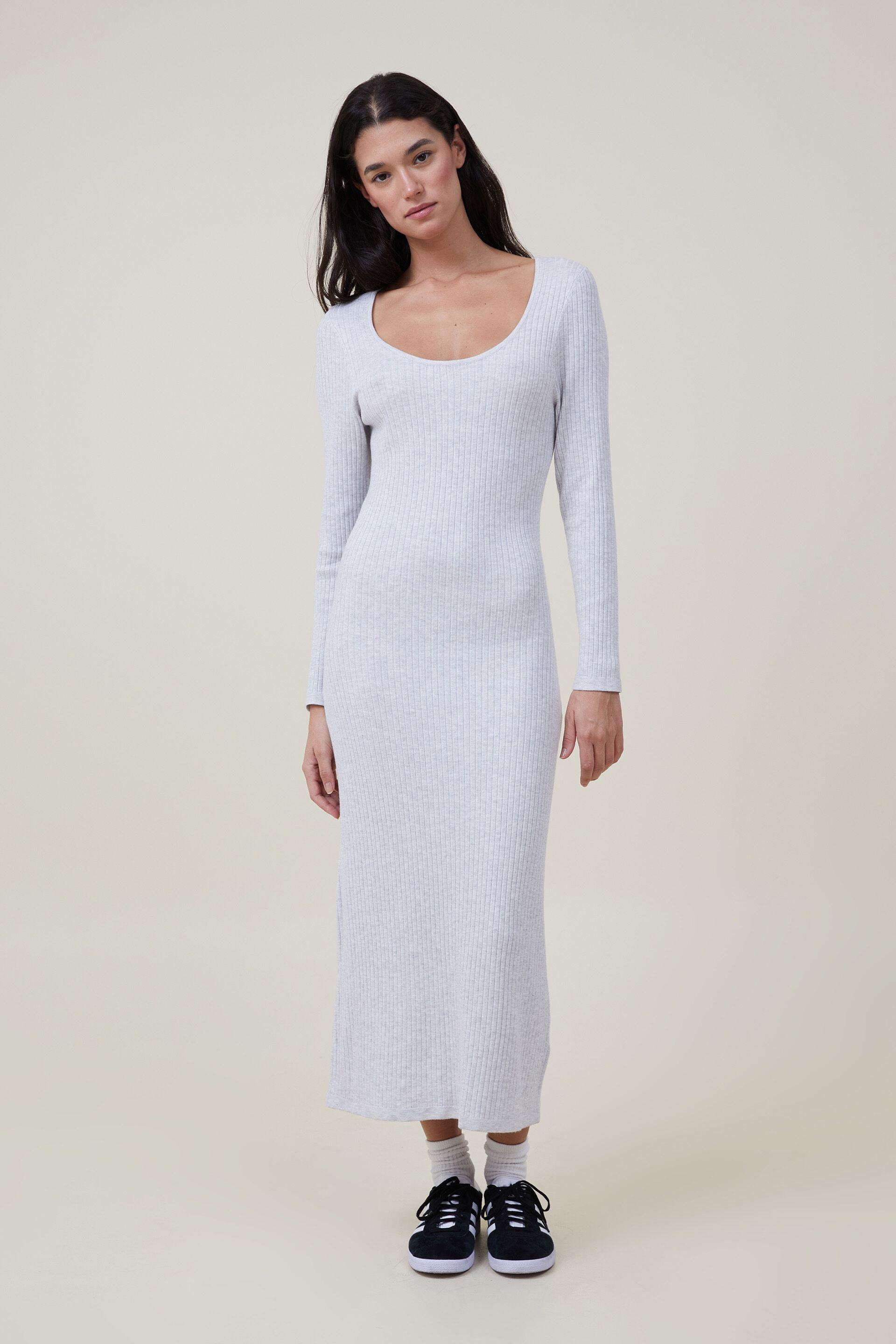 Mayoral Grey Intarsia Knit Dress main image 1
