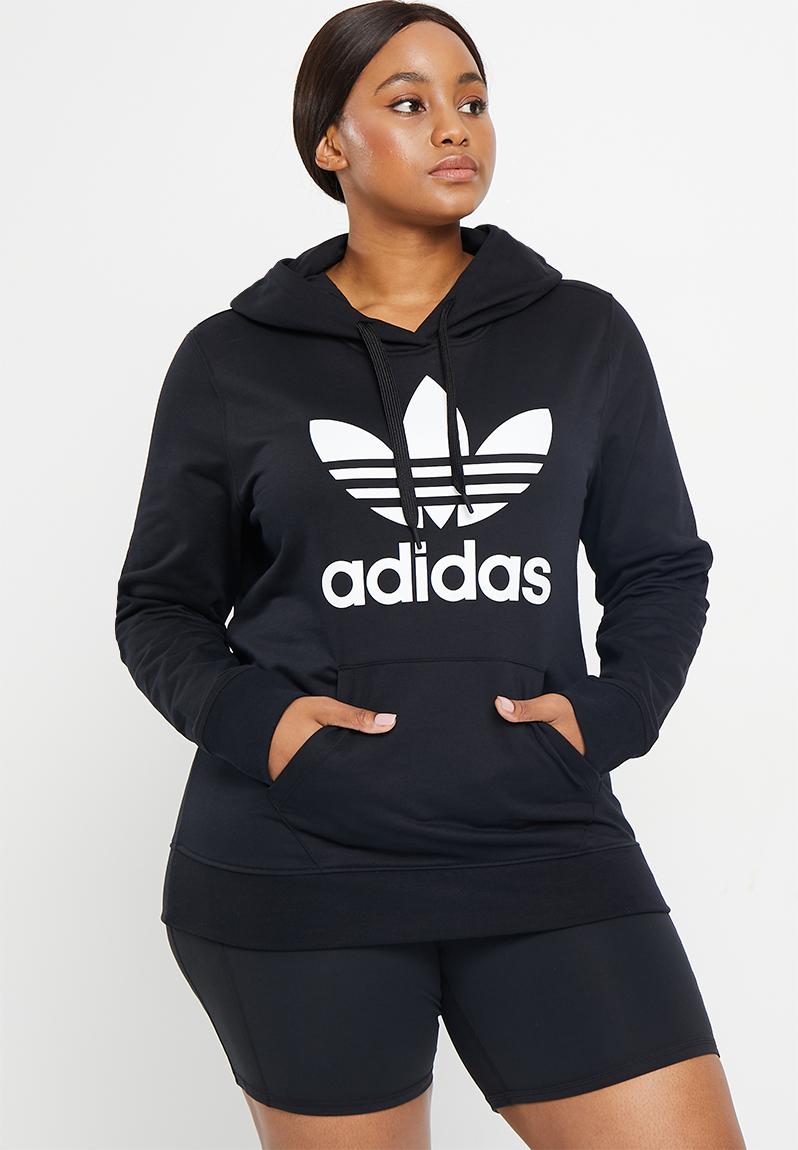 Plus trf hoodie w - black adidas Originals Plus Size | Superbalist.com