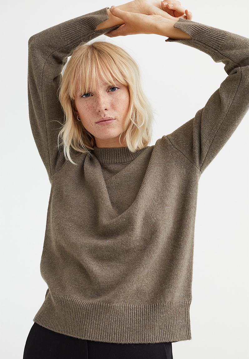 Knitted Jumper - Dark Mole H&M Knitwear | Superbalist.com