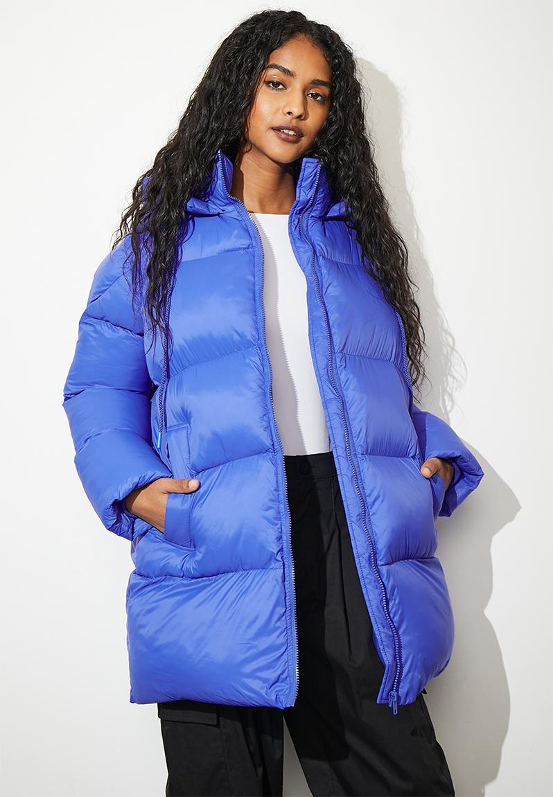 Mid length puffer - blue Superbalist Jackets | Superbalist.com