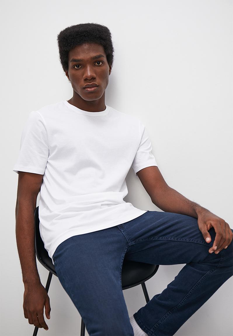Nate organic crew neck tee - white