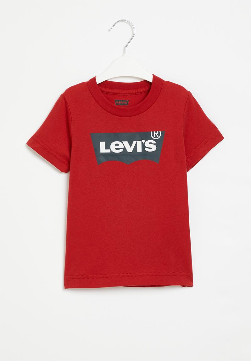 Levi's T-Shirt Garçon LVB Batwing - 100% Coton - Col Rond - Lavage Machine