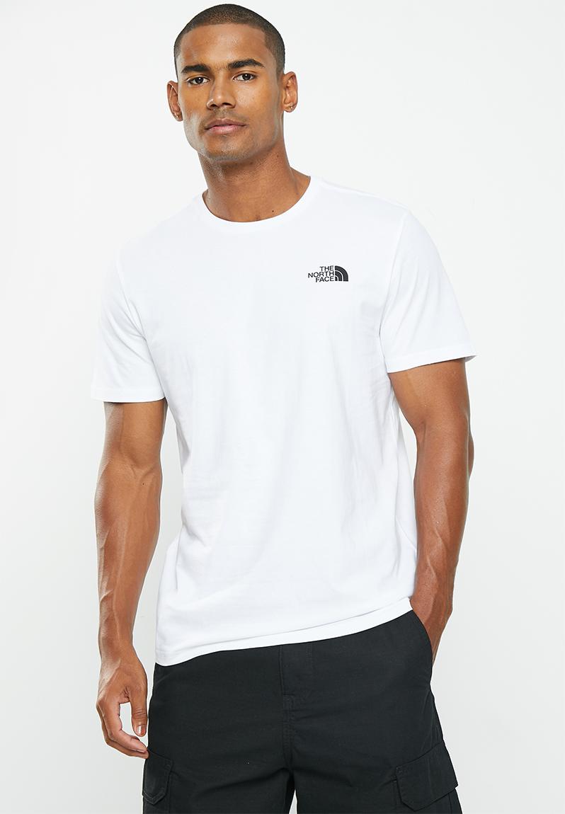 S/s redbox tee - eu - tnf white (fn4) The North Face T-Shirts ...