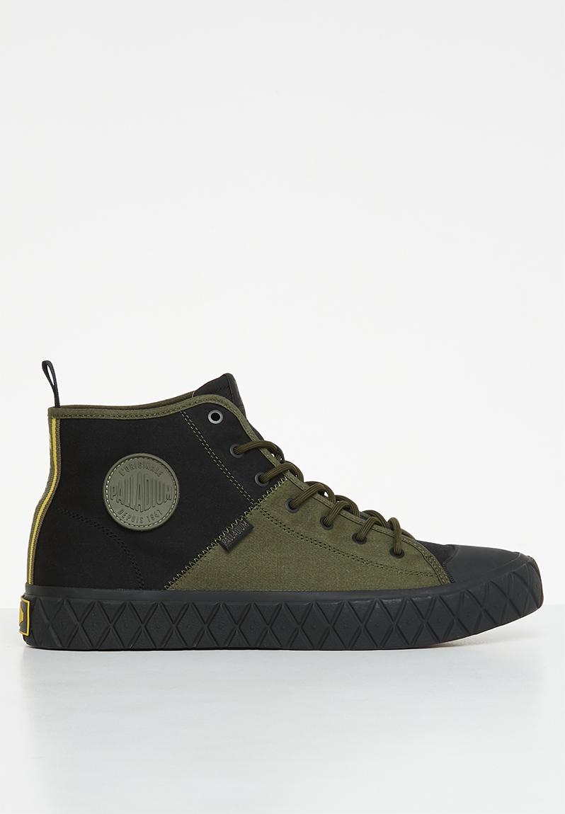 Palla ace mid supply - black/olive night Palladium Boots | Superbalist.com