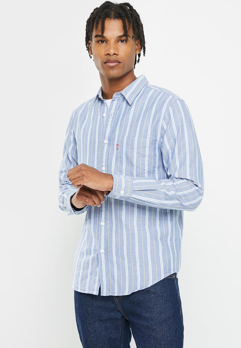 Classic 1 pkt standard killion stripe se - blue Levi’s® Shirts ...