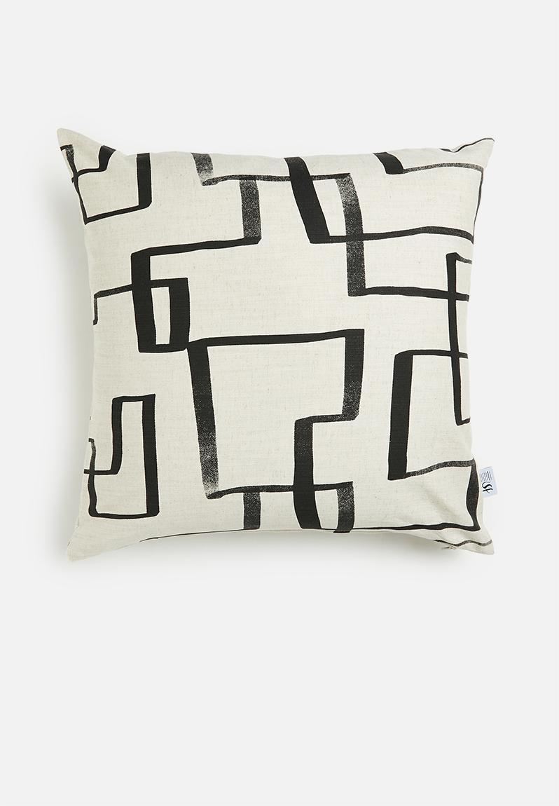 Kira cushion cover - black Sixth Floor Cushions & Throws | Superbalist.com