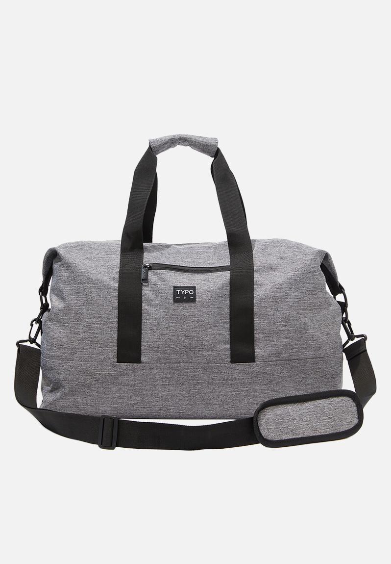 Urban holdall duffle - grey crosshatch Typo Luggage | Superbalist.com