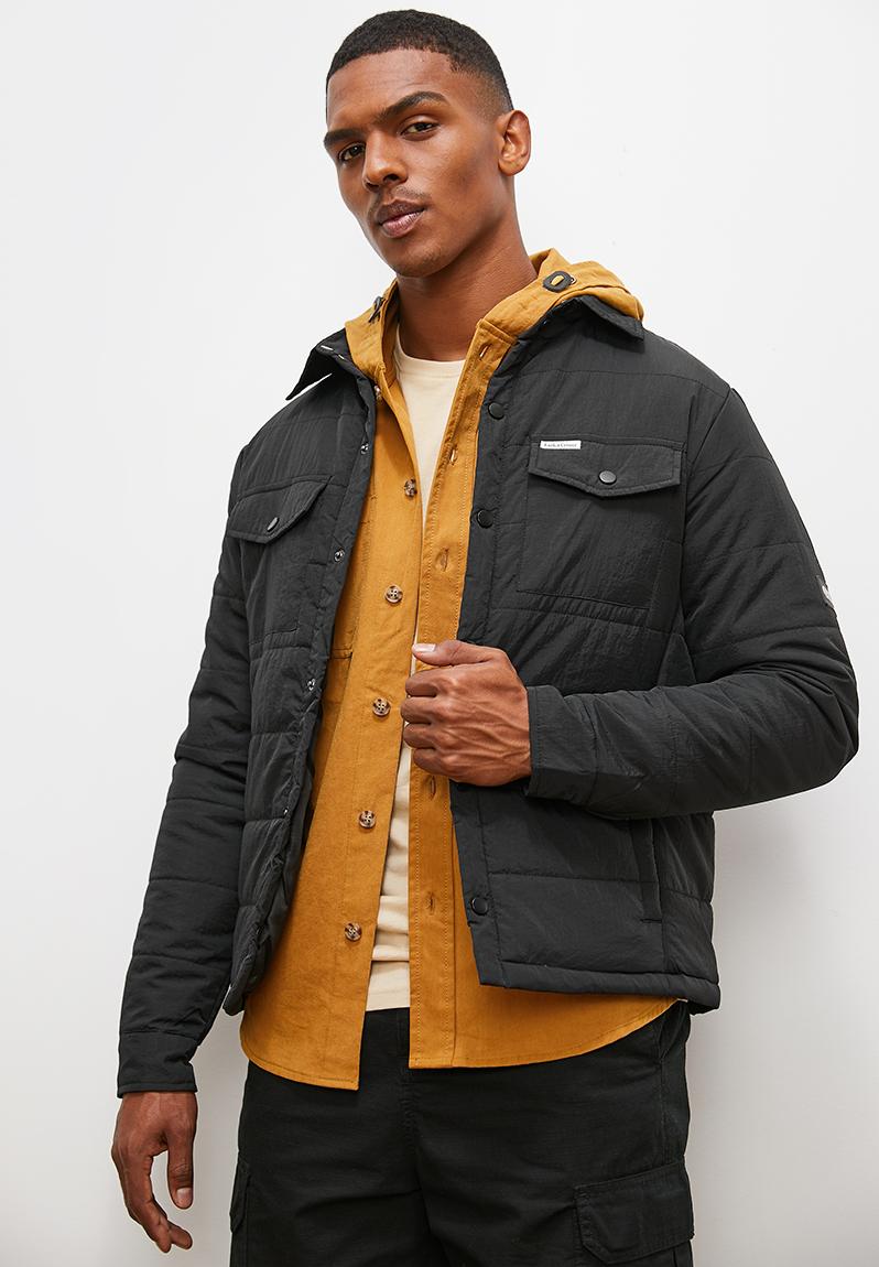 Utility puffer jacket - black Lark & Crosse Jackets | Superbalist.com