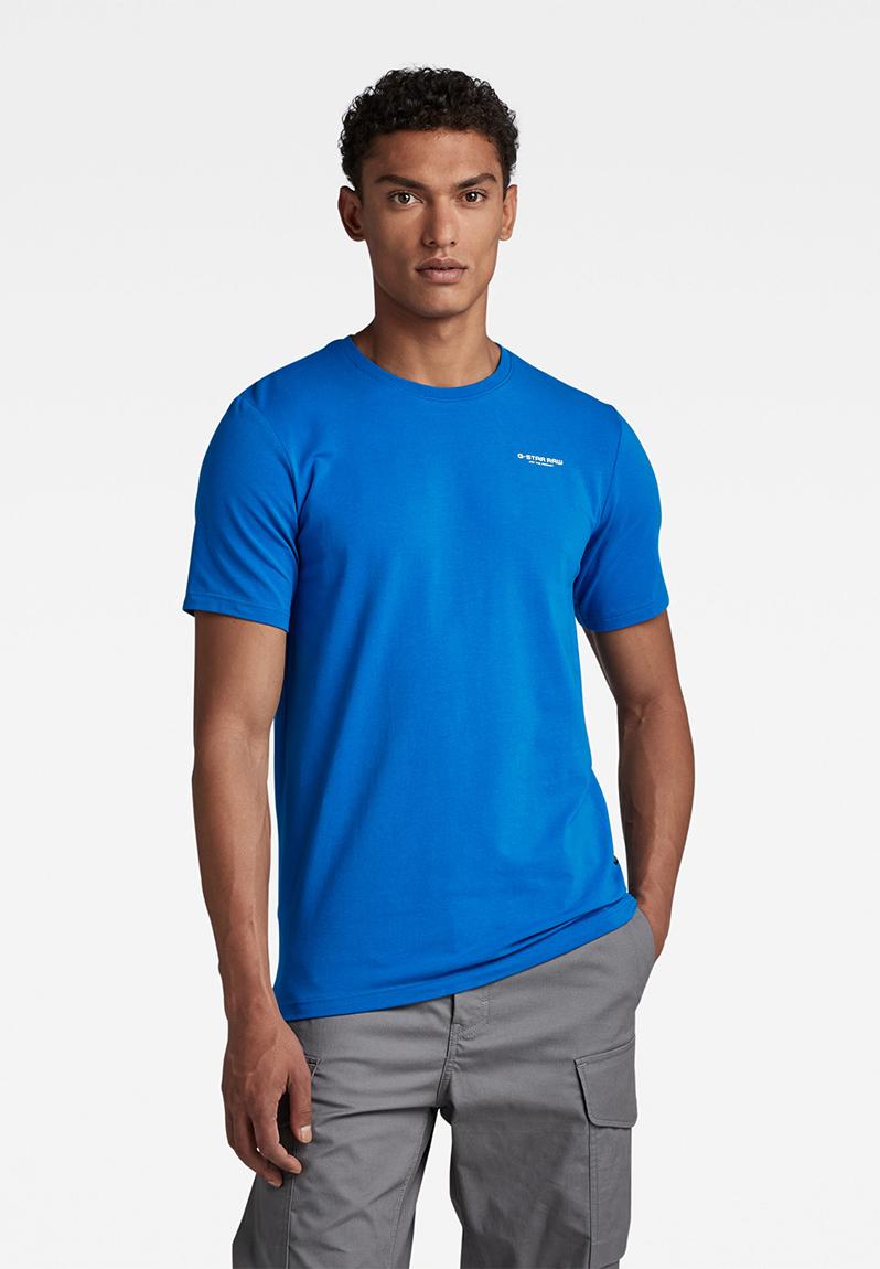 Slim base r t short sleeve - lapis blue G-Star RAW T-Shirts & Vests ...