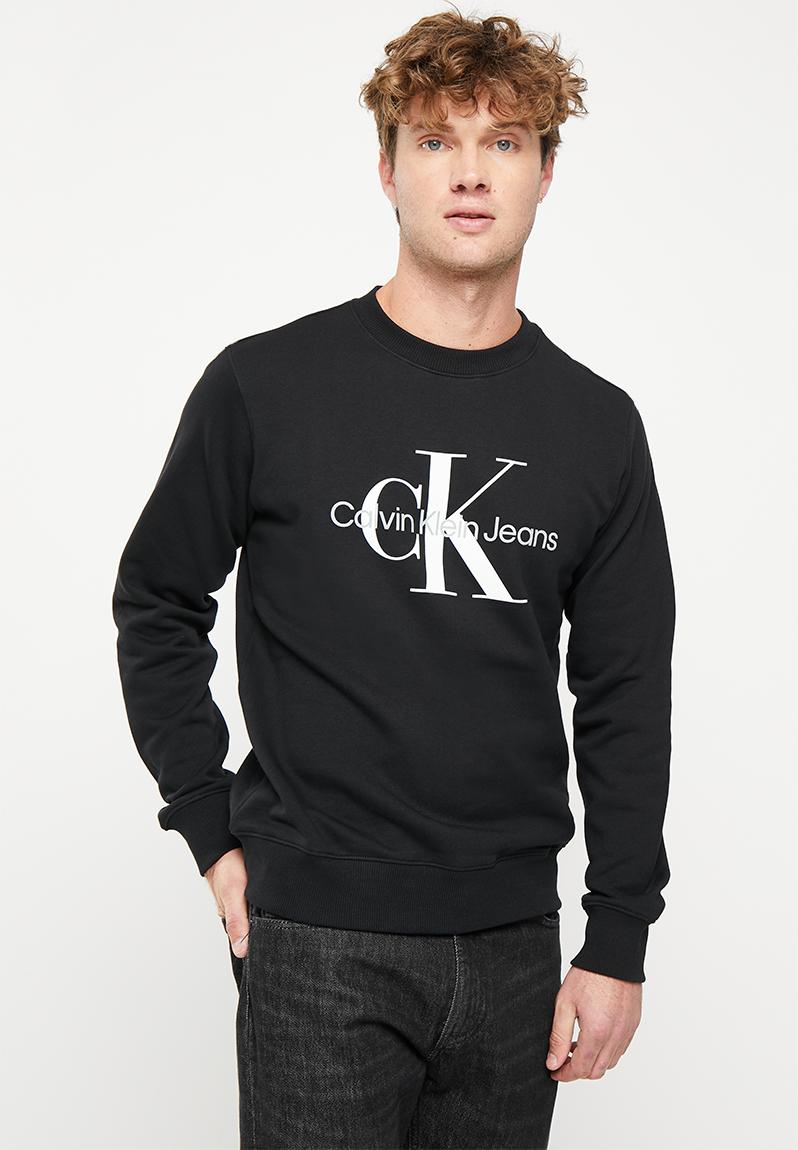 Core monogram crewneck- black CALVIN KLEIN Hoodies & Sweats ...