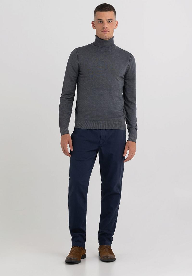 Turtleneck wool sweater - iron Replay Knitwear | Superbalist.com