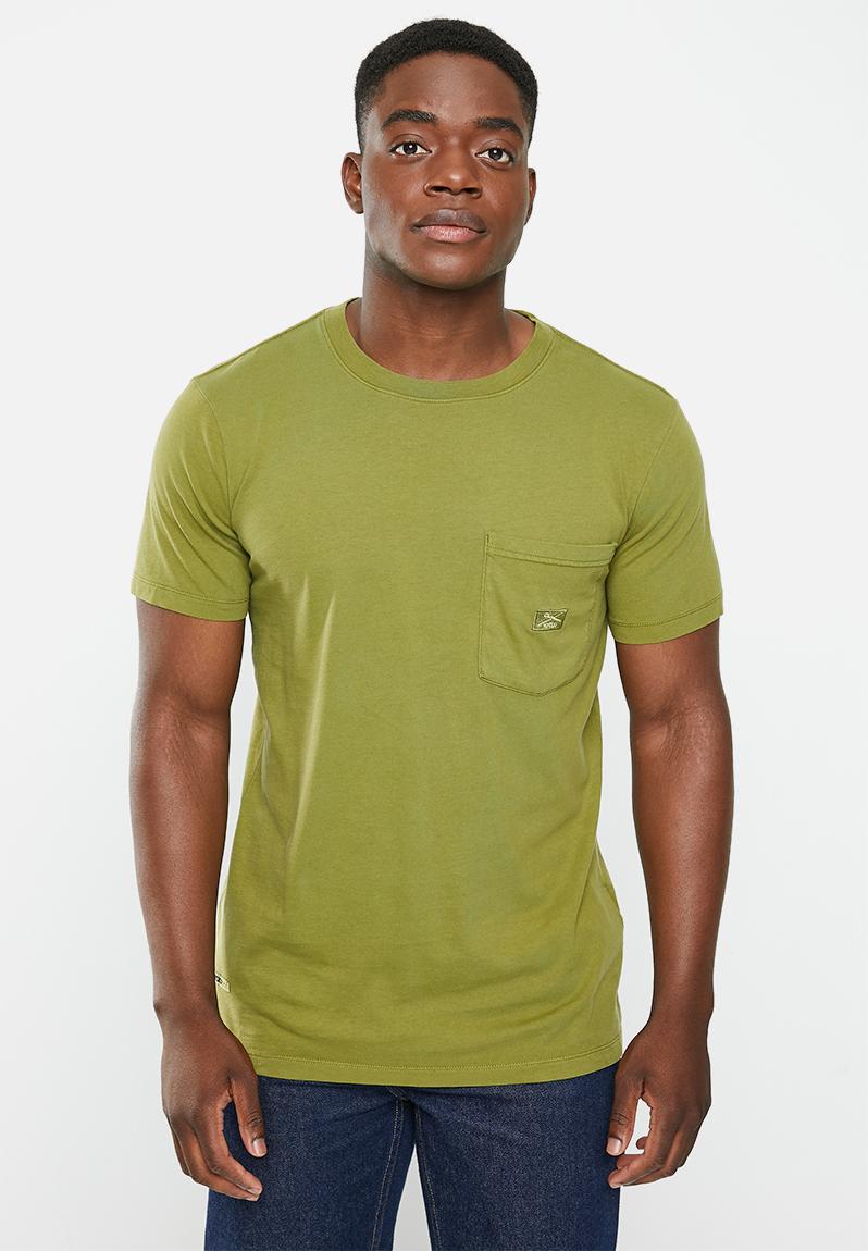 Mens vertigo core pocket tee ss-sphagnum Vertigo T-Shirts & Vests ...